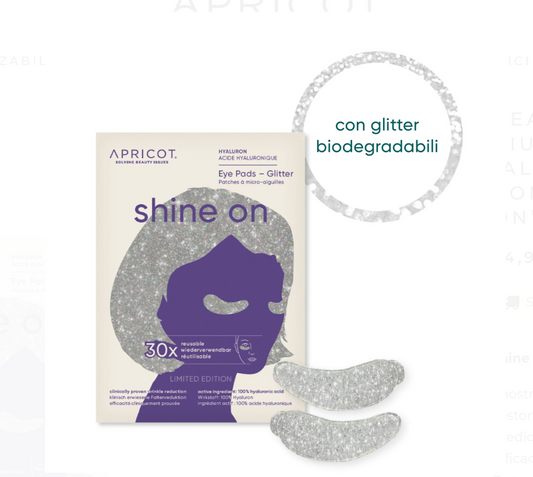 APRICOT - Patch riutilizzabili con acido ialuronico per il contorno occhi " Shine on“